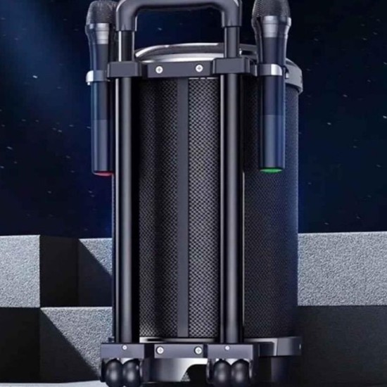 RB-X6 Magic pupil outdoor trolley bluetooth speaker Black