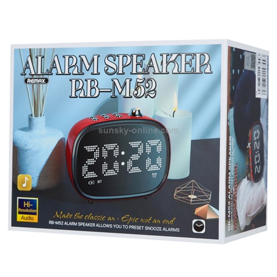 REMAX RB-M52 Accord Desktop Bluetooth Speaker Pink