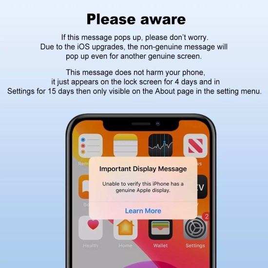 Replacement Soft OLED Touch Screen | For iPhone 13 Pro Max | With tempered glass & tools