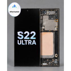 A.Replacement Full OLED With Frame for Samsung S22 Ultra Black