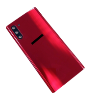 For Samsung Galaxy Note 10/5G N970F/DS-Rear Glass Battery Back Cover Replacement Red 