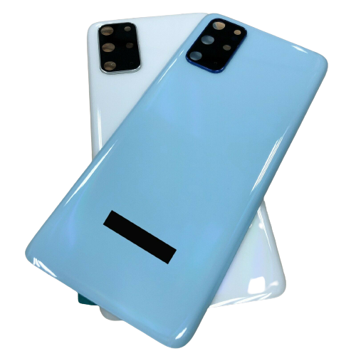 For Samsung Galaxy S20 Plus /5G Rear Glass Battery Back Cover + Camera Blue 