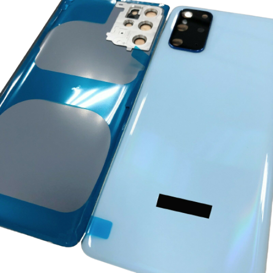 Replacement Original Back Cover Camera Frame for Samsung S20 Plus White