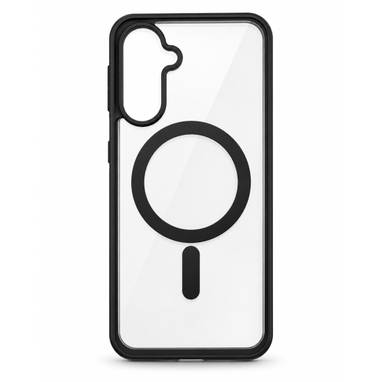 Magnetic Silicon Case | For Samsung A17 | Black