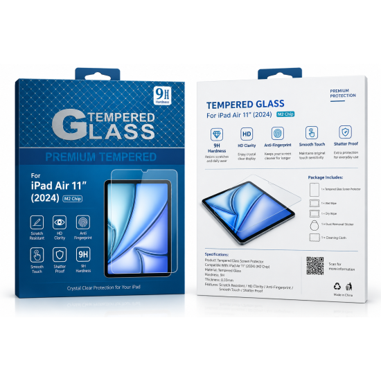 Tempered Glass for iPad Air 11 inch 2024