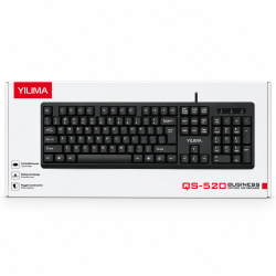 QS-520 Wired keyboard black QS-520 Wired keyboard black