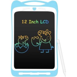 HB91 Cat Ears With lock 12 Inch Color LCD Writing Board Blue HB91 Cat Ears With lock 12 Inch Color LCD Writing Board Blue