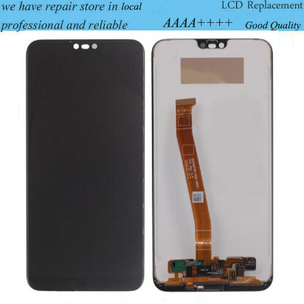 OEM LCD display and touch screen replacement with fingerprint for Huawei Honor 10 COL-L29 in black