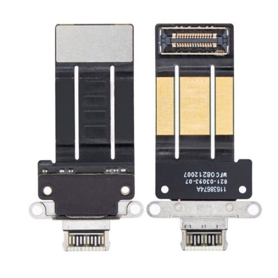 iPad Pro 11 2021 / iPad Pro 12.9 2021 - Replacement Charging Port Flex Cable - White