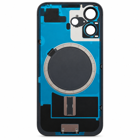 Replacement Big Hole Back Glass Cover For iPhone 17 Black