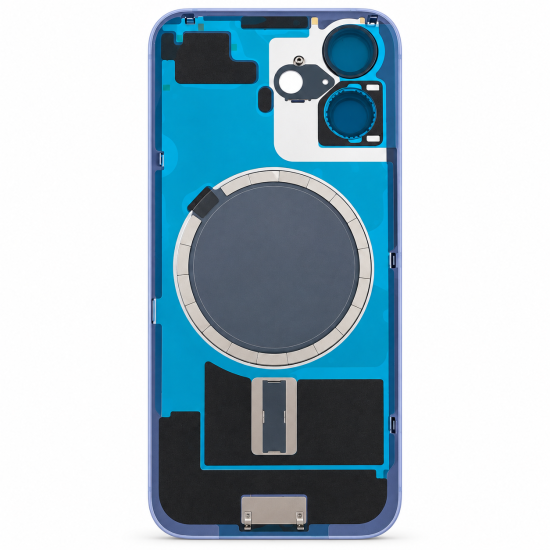 Replacement Big Hole Back Glass Cover For iPhone 17 Mist Blue