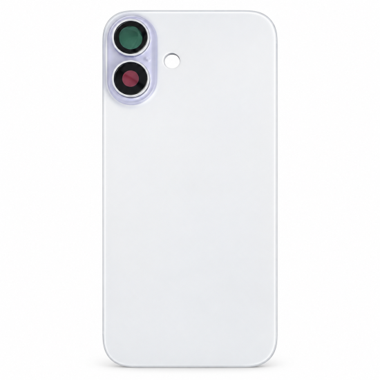 Replacement Big Hole Back Glass Cover For iPhone 17 White