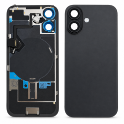 Replacement Big Hole Back Glass Cover With NFC For iPhone 17 Black Replacement Big Hole Back Glass Cover With NFC For iPhone 17 Black