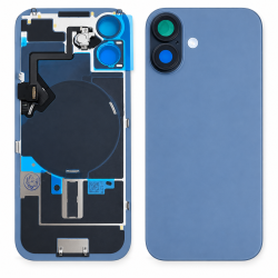 Replacement Big Hole Back Glass Cover With NFC For iPhone 17 Mist Blue Replacement Big Hole Back Glass Cover With NFC For iPhone 17 Mist Blue