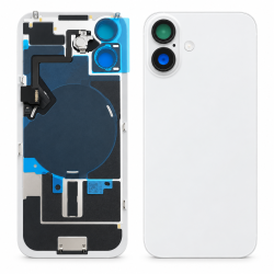Replacement Big Hole Back Glass Cover With NFC For iPhone 17 White