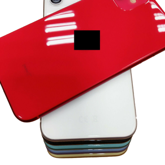 Replacement Back Glass Housing Frame Cover for iPhone 11 Red