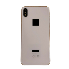For iPhone XS Max Metal Frame Back Chassis Housing Rear Glass Cover Replacement Gold 