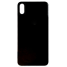 Big Hole Rear Glass Battery Back Cover Replacement For iPhone X Black 