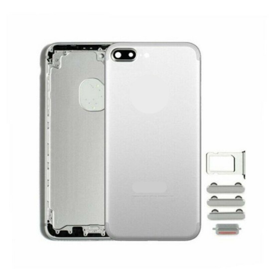 Metal Battery Back Housing Rear Cover Replacement For iPhone 7 Plus Silver