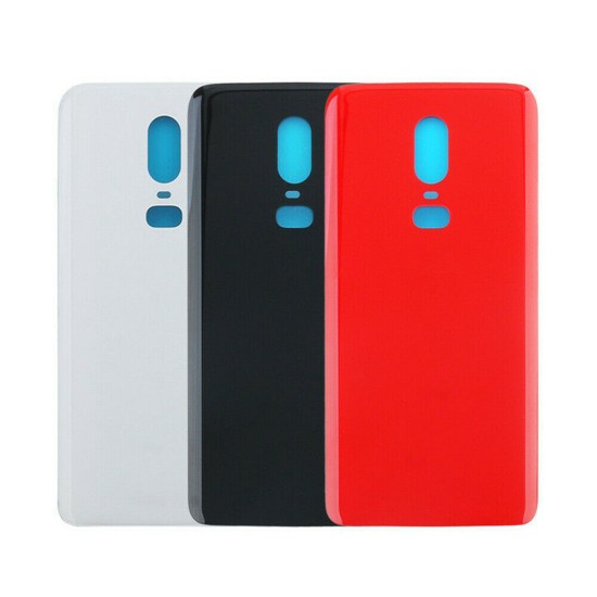 Replacement For OnePlus 6 Rear Glass Door Back Battery Cover White