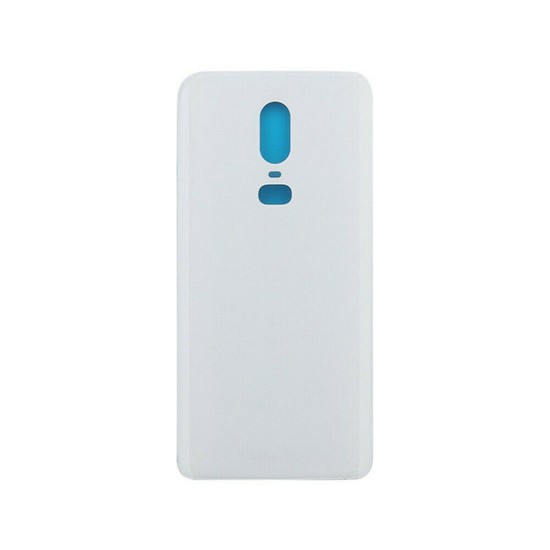 Replacement For OnePlus 6 Rear Glass Door Back Battery Cover White