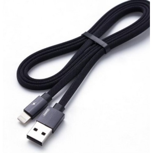 REMAX Fast-Charging Lighting Cable Durable Metal Data Cable of 2.4A For iPhone 2m Black 