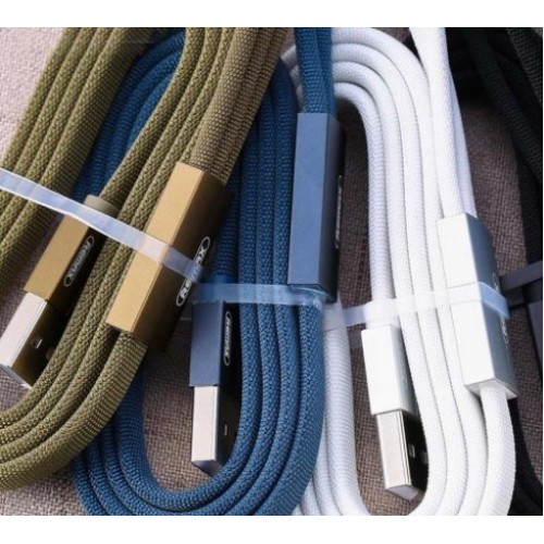 REMAX Fast-Charging Lighting Cable Durable Metal Data Cable of 2.4A For iPhone 1m Green 