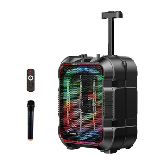 REMAX RB-X8 Thunder Series Outdoor Square Dance Speaker Black/Red