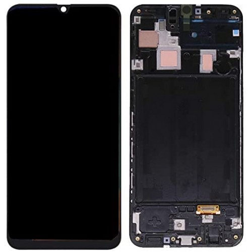 For Samsung Galaxy A30 LCD Display Screen Touch Digitizer + Frame Black