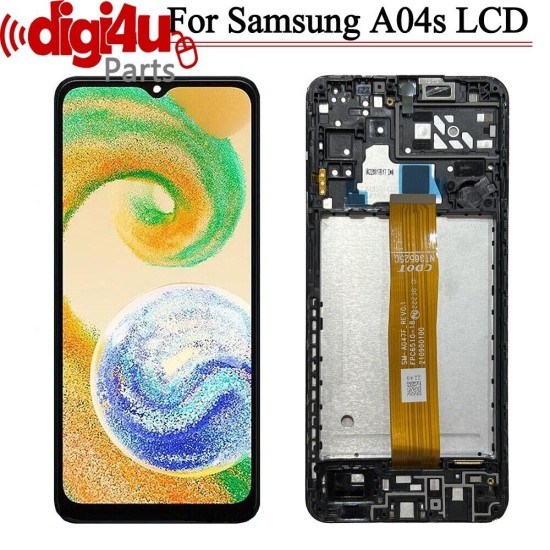 Replacement Prime Original LCD With Frame for Samsung A04S A047F Black Replacement Prime Original LCD With Frame for Samsung A04S A047F Black
