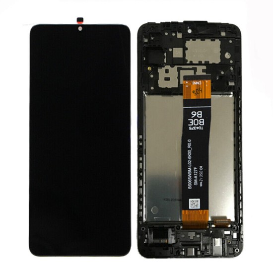 Original LCD Touch Screen with Frame for Samsung Galaxy A12 A127F – Black Original LCD Touch Screen with Frame for Samsung Galaxy A12 A127F – Black