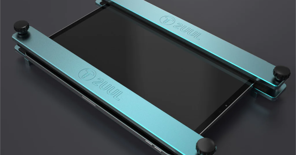 Oversize press clamp for phone and tablet glass replacement