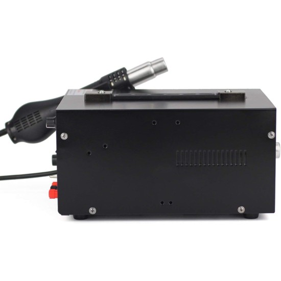 YIHUA 853D 1A Digital Hot Air Gun Rework Station 4 nozzles YIHUA 853D 1A Digital Hot Air Gun Rework Station 4 nozzles